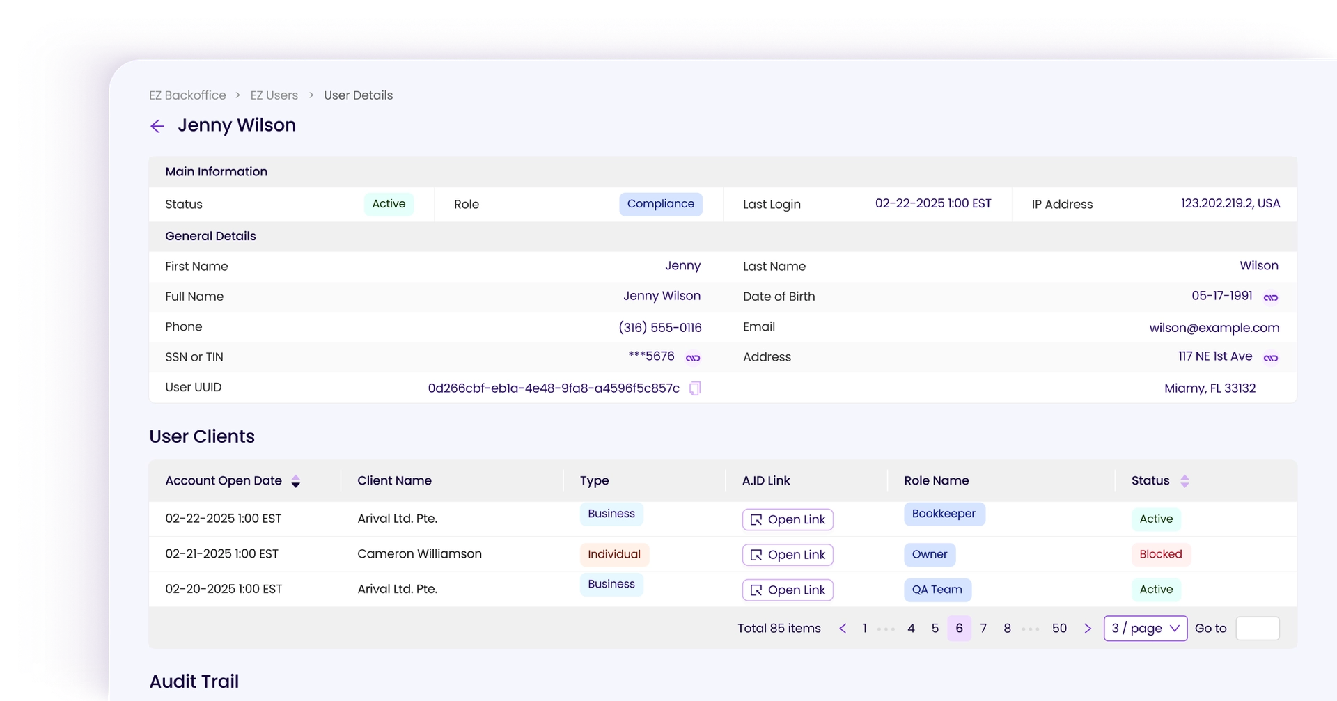 Backoffice Portal