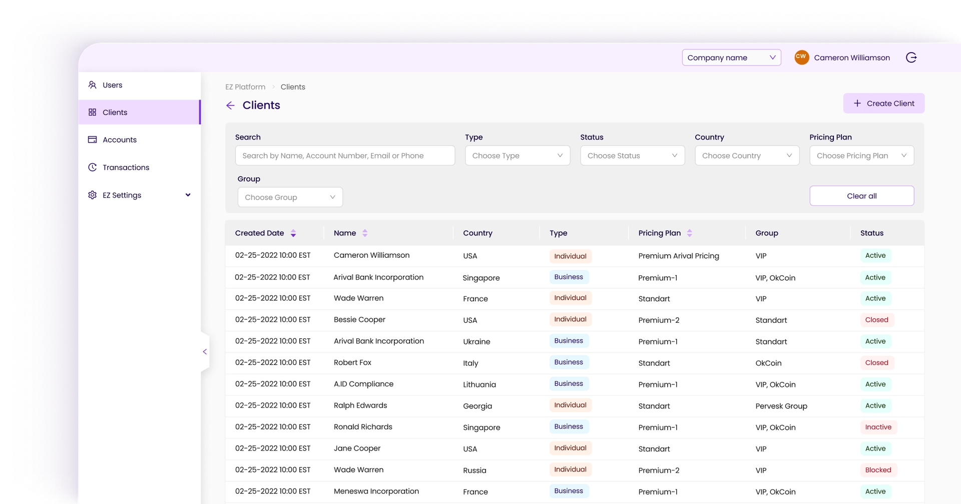 Backoffice Portal